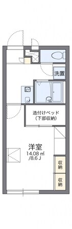 レオパレスサザンガーデンの物件間取画像